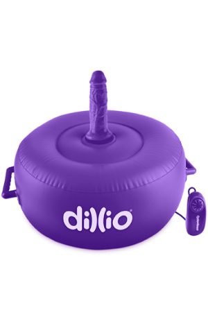 Pipedream Vibrating Inflatable Hot Seat Sexkudde och dildo