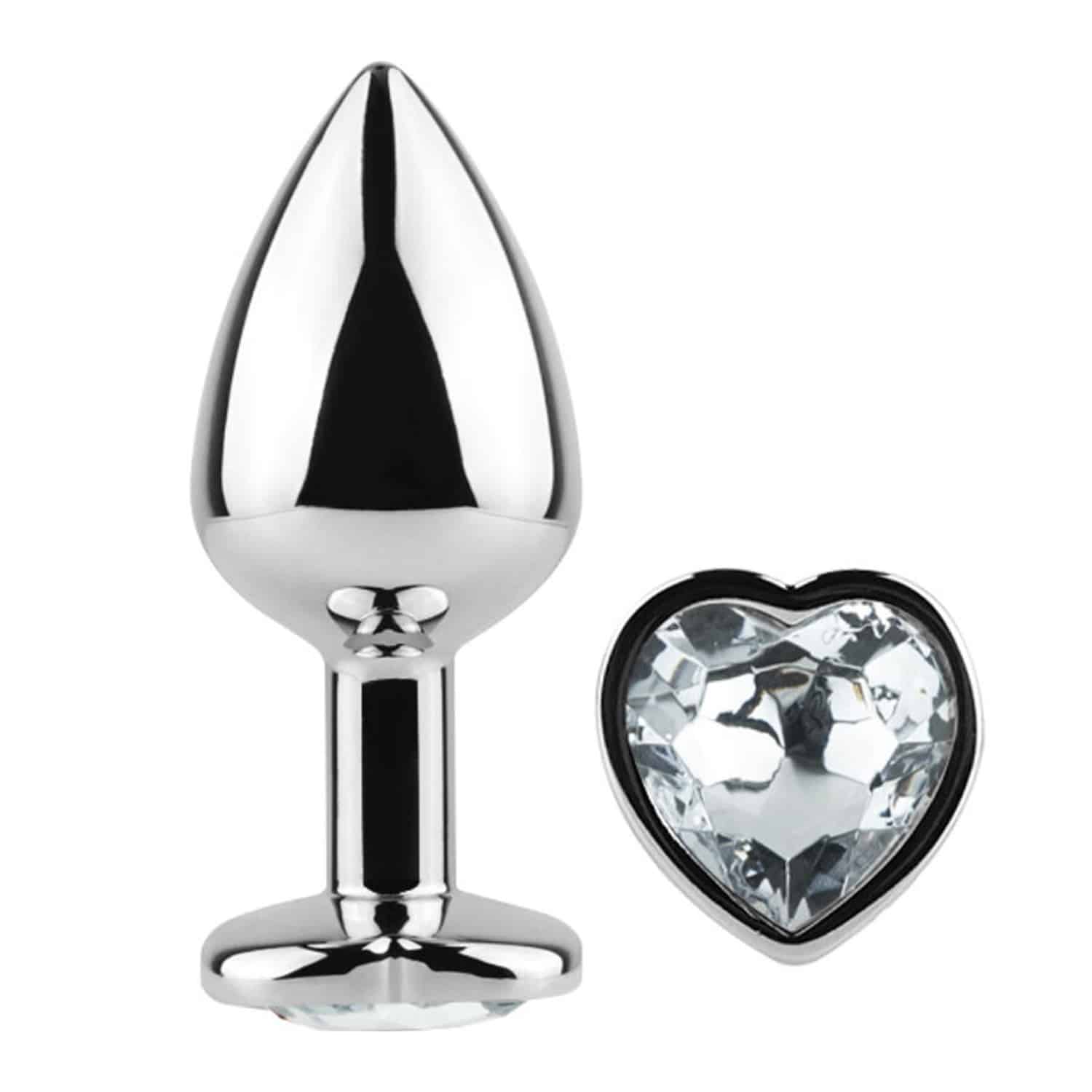 Plug Limited Edition Buttplug - Crystal Heart Analplugg 7 cm - Small