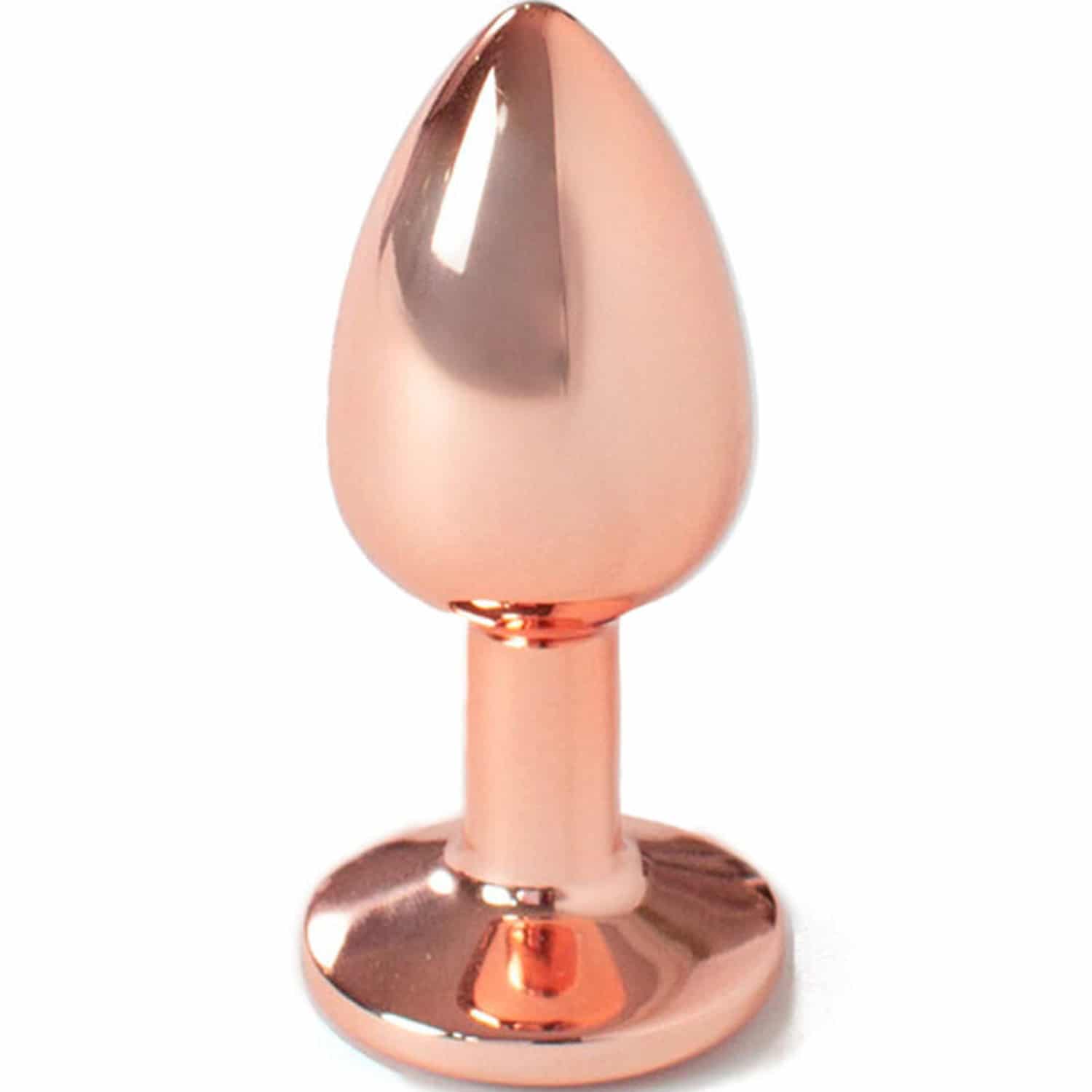 Plug Limited Edition Buttplug - Roséguld Analplugg i metall 7 cm - Small
