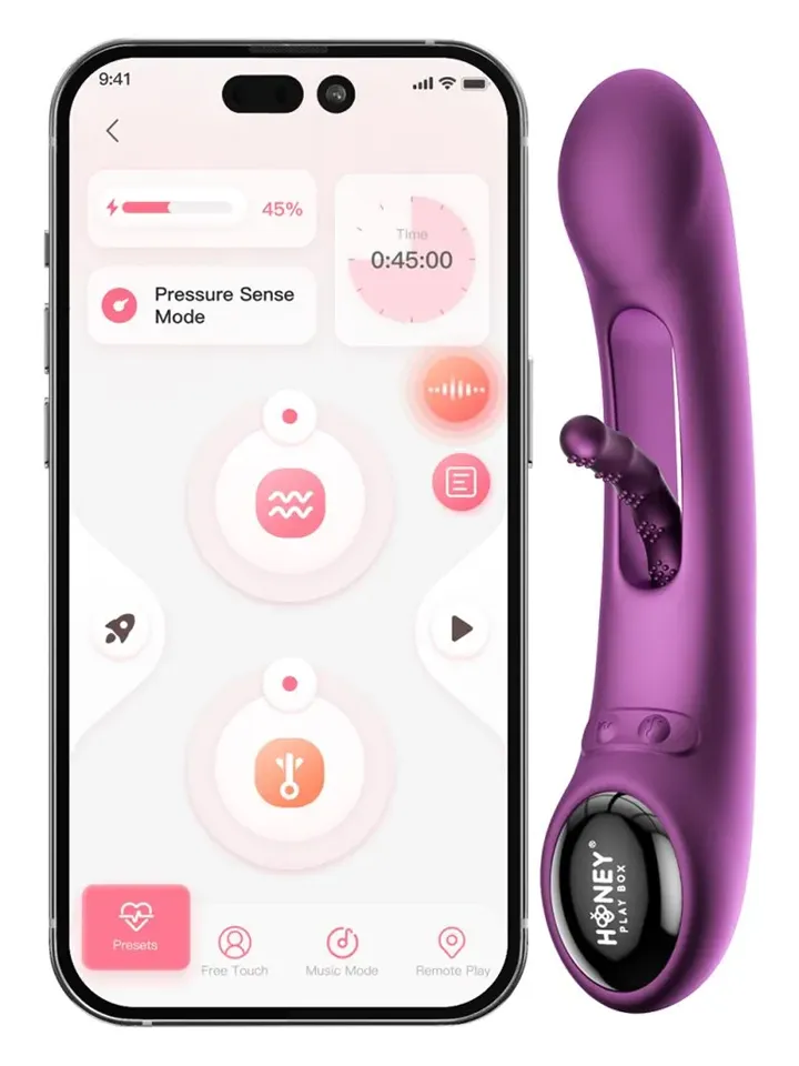 Pressure Sensing App-Controlled G-spot Vibrator