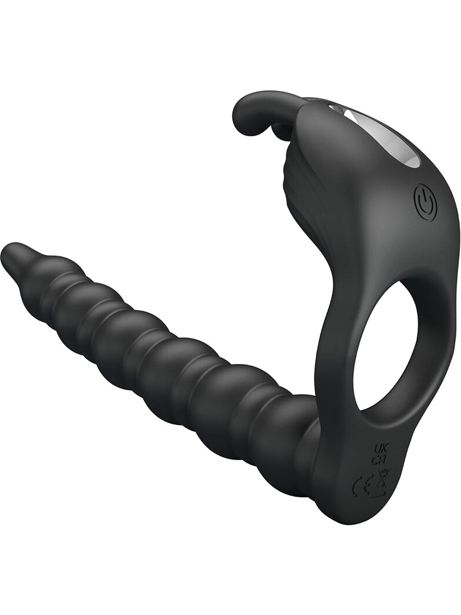 Pretty Love: Blackney, Vibrerande Penisring med Plugg