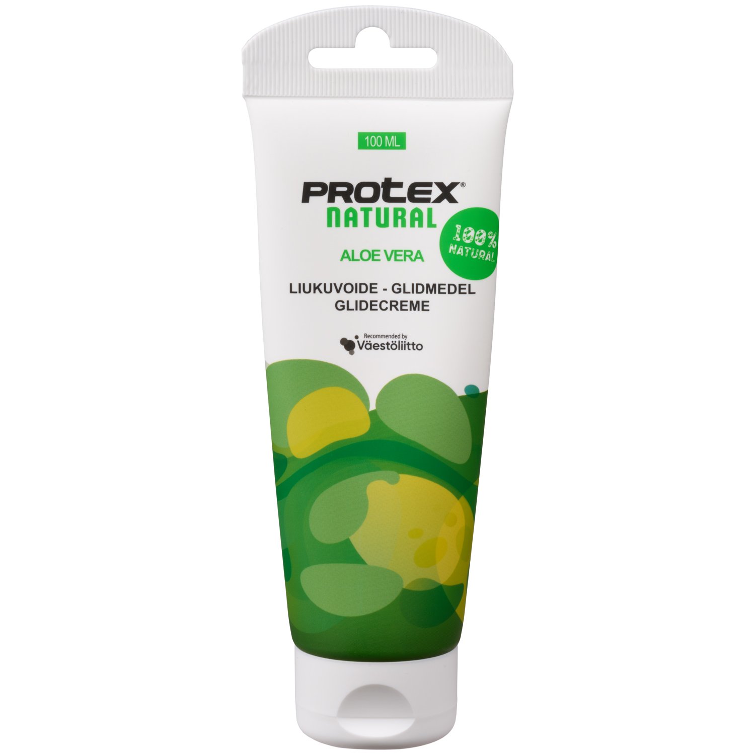 Protex Natural Aloe Vera Vattenbaserat Glidmedel 100 ml - Klar