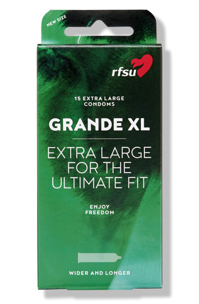 RFSU Grande XL Kondomer 15st Extra stora kondomer