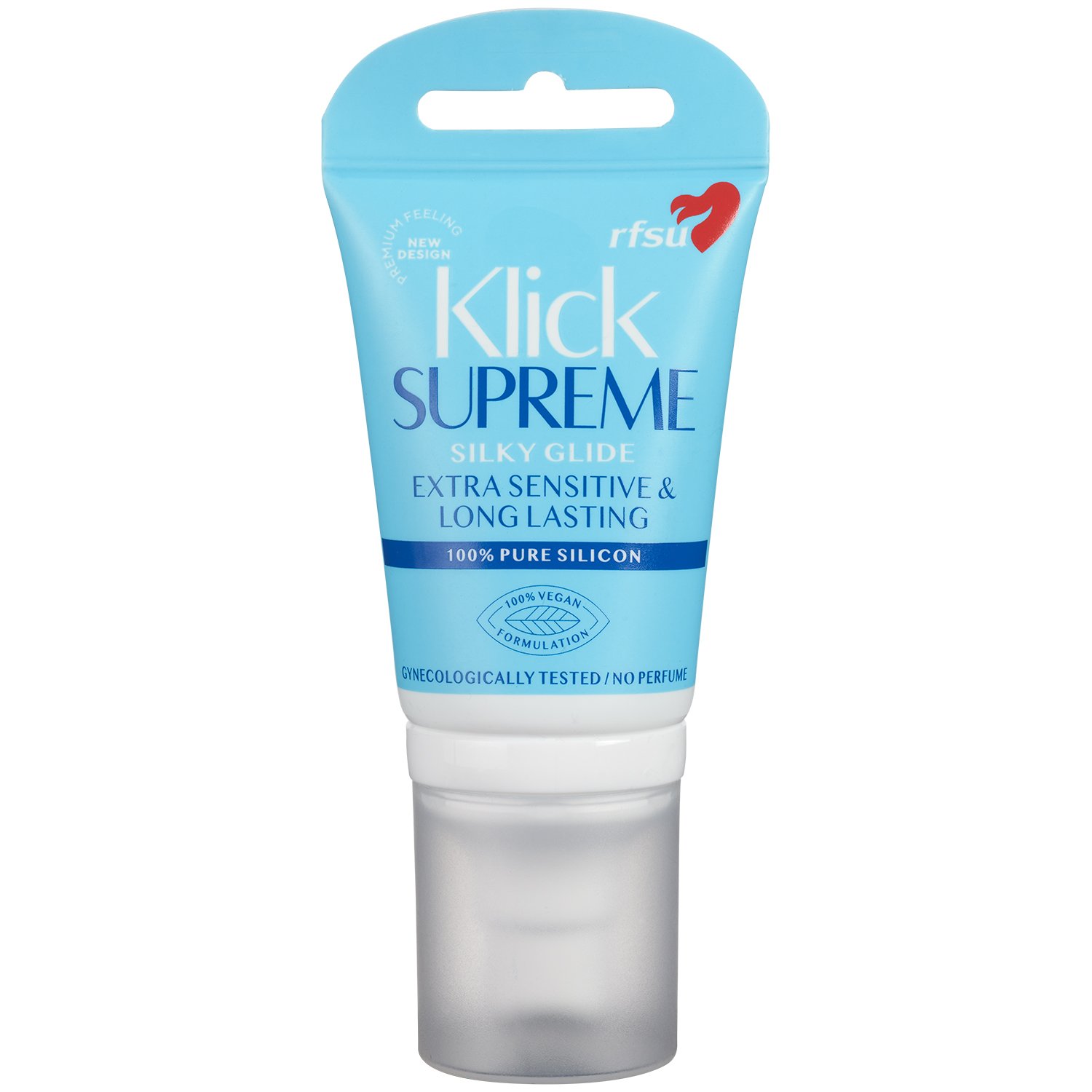 RFSU Klick Supreme Glide Silikonbaserat Glidmedel 40 ml - Klar