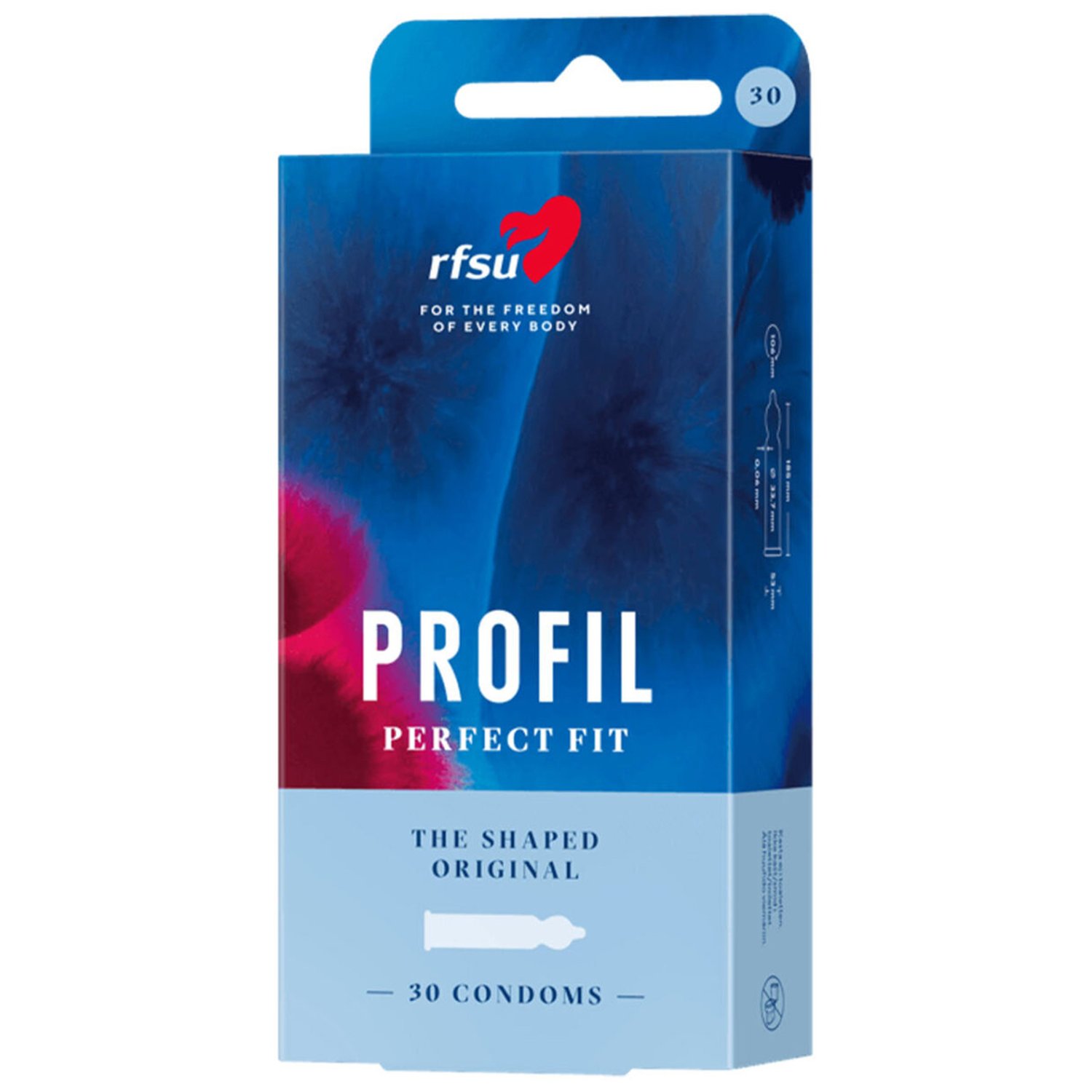 RFSU Profil Kondomer 30 st - Klar
