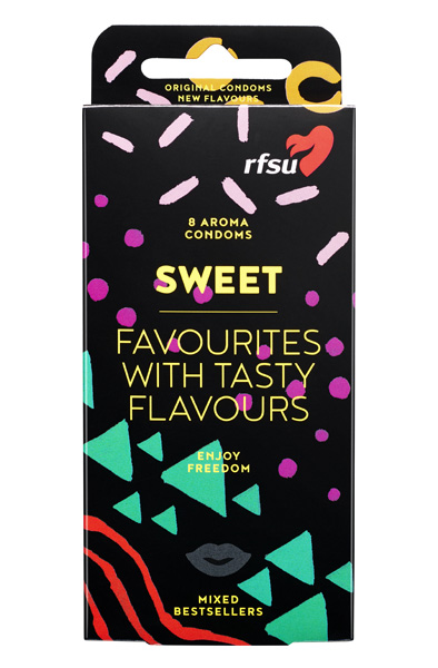 RFSU Sweet Aromkondomer 8st Smaksatta kondomer
