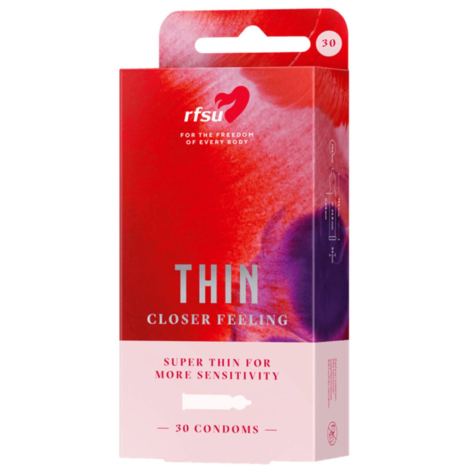 RFSU Thin Kondomer 30 st - Klar