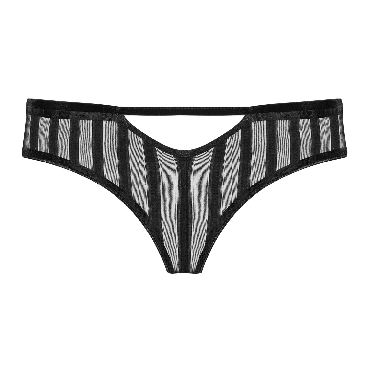 Randig Stringtrosa i Tyll