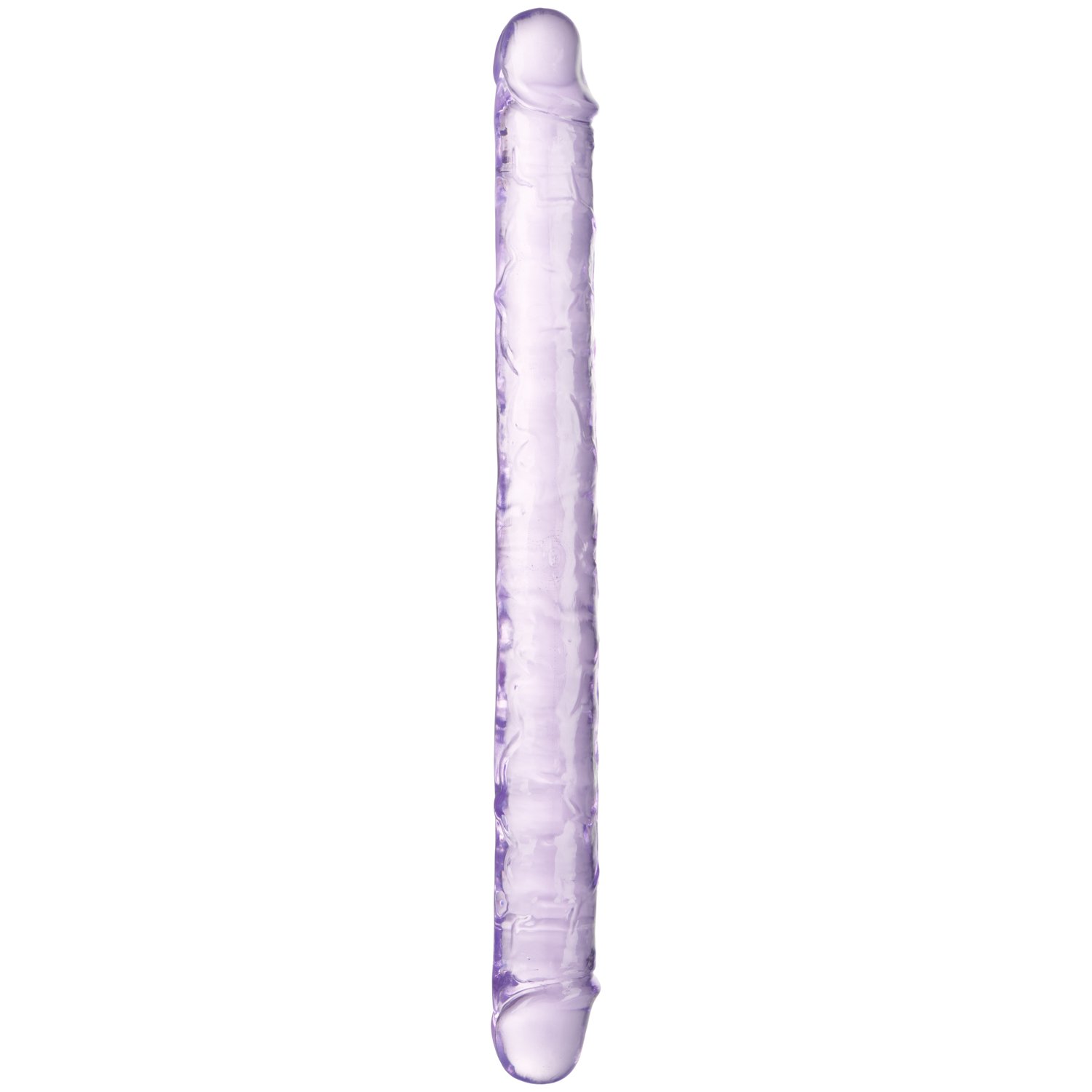 RealRock Crystal Clear Dong Dubbeldildo 45 cm - Lila