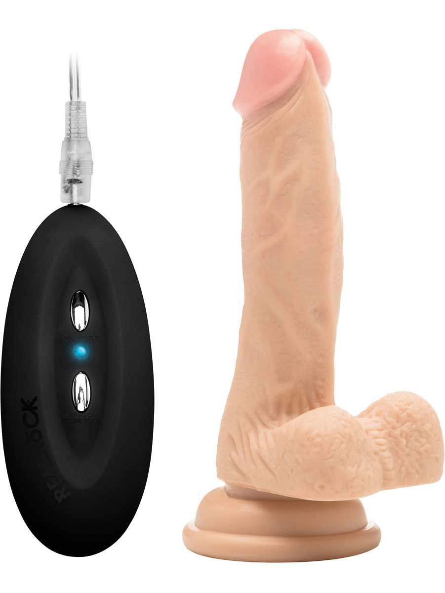 RealRock: Realistisk Dildovibrator, 18 cm