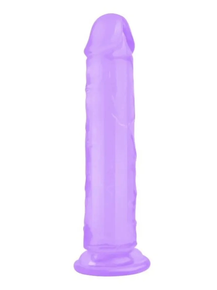 Realistic Penis Crystal Jellies Purple 21,6 cm Dildo