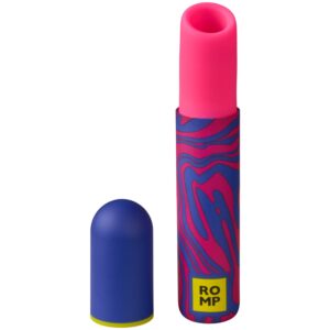 Romp Lipstick Lufttrycksvibrator - LjusrosaMörkblå