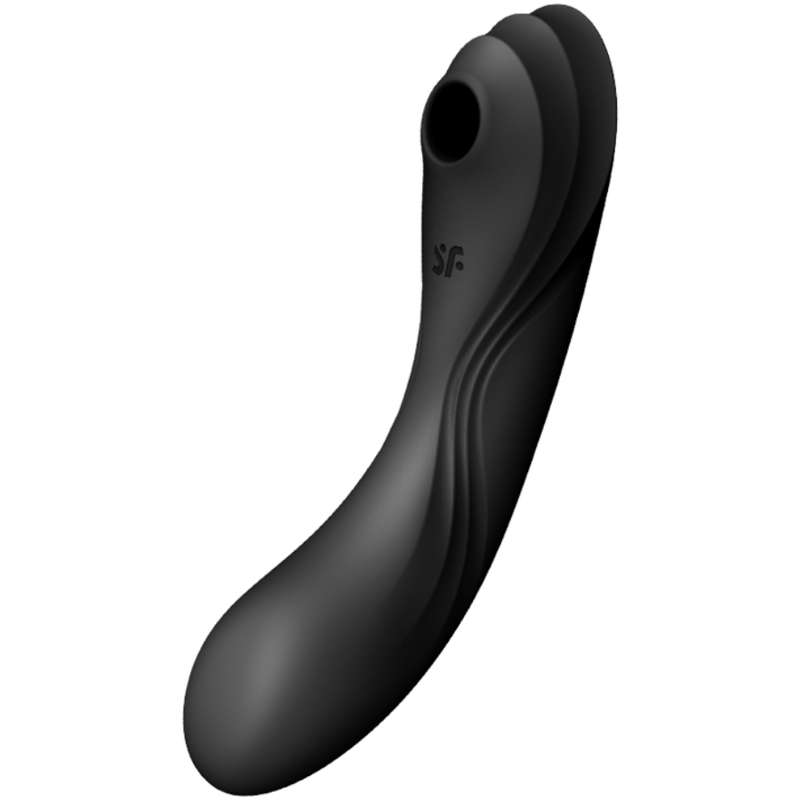 SATISFYER - CURVY TRINITY 4 LUFTTRYCKSVIBRATOR - SVART