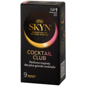 SKYN Cocktail Club Kondomer med Smak 9 st - Klar