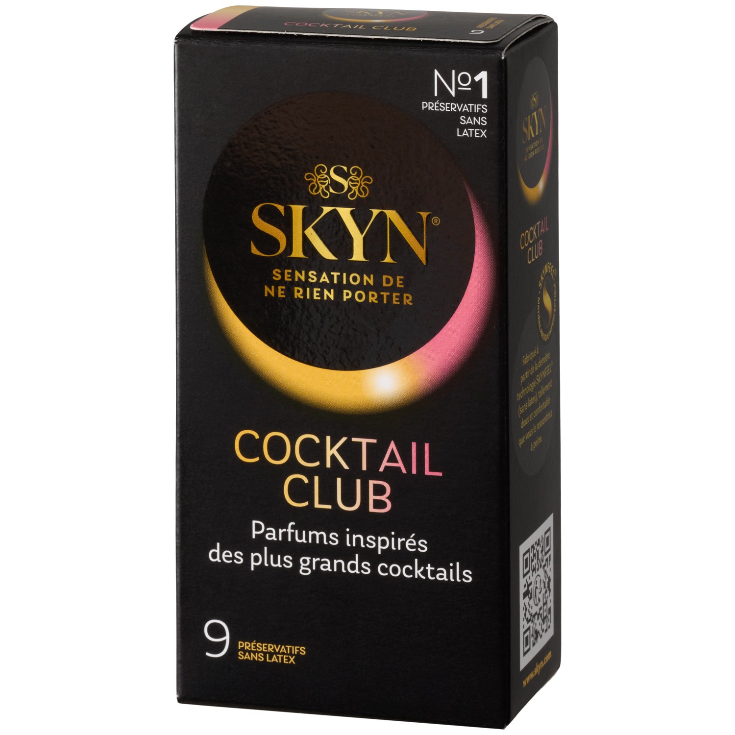 SKYN Cocktail Club Kondomer med Smak 9 st - Klar