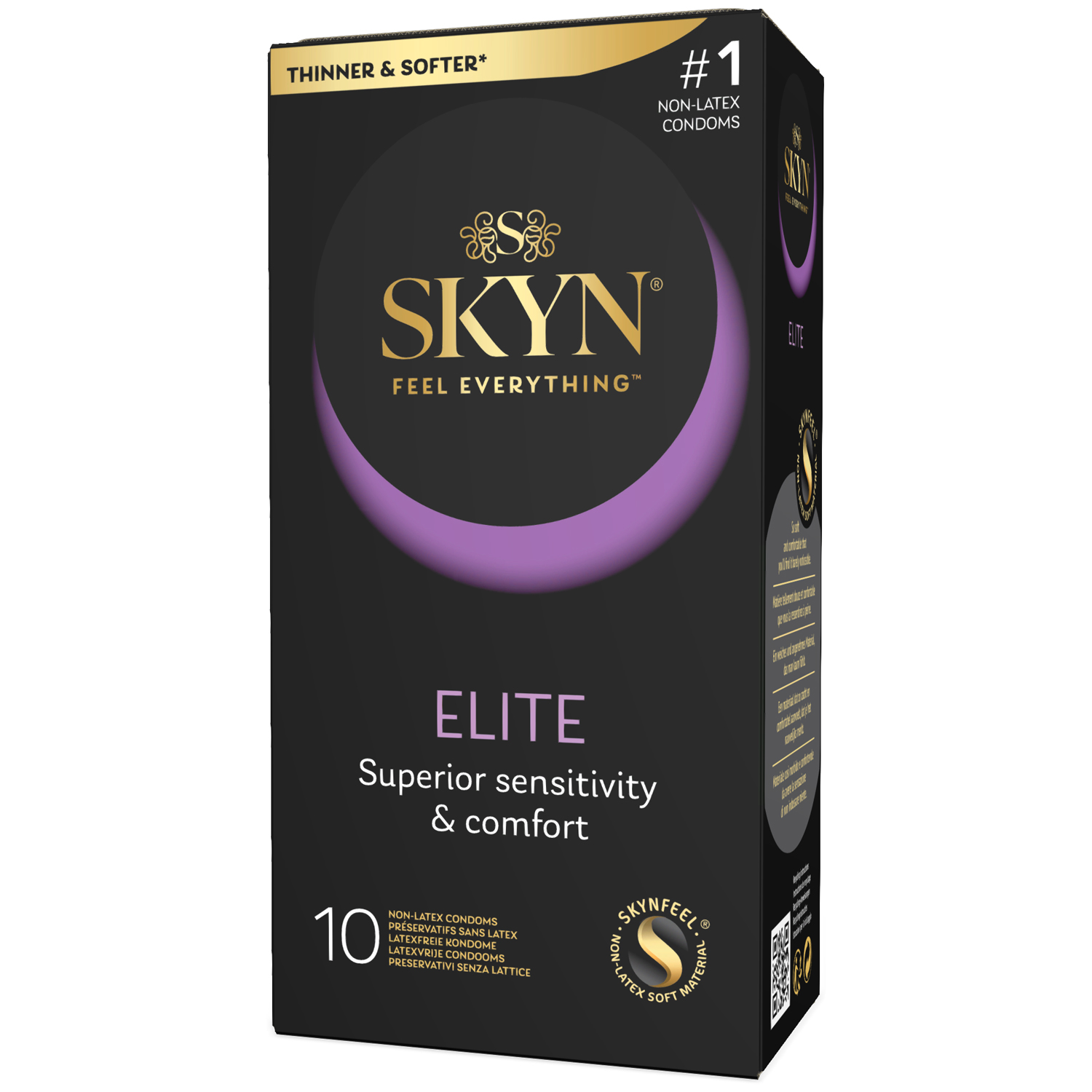 SKYN Elite Latexfria Tunna Kondomer 10 st - Klar
