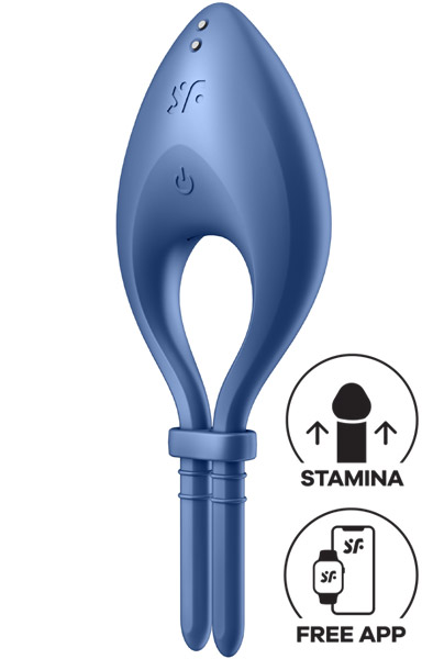 Satisfyer Bullseye Ring Vibrator Blue