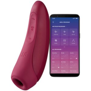 Satisfyer Curvy 1+ Lufttrycksvibrator - Bordeaux