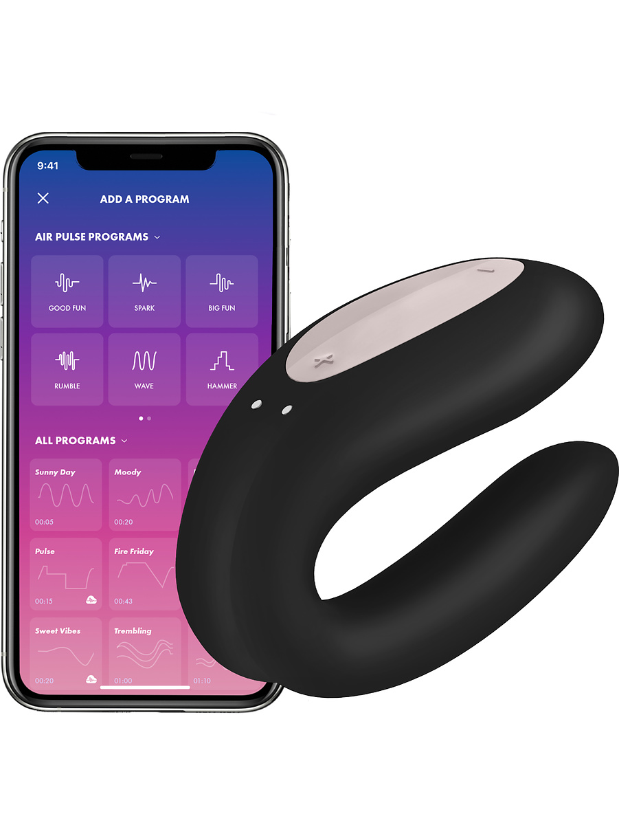 Satisfyer: Double Joy, Appstyrd Parvibrator