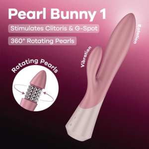 Satisfyer Pearl Bunny 1 Rabbit Vibrator With Pearls