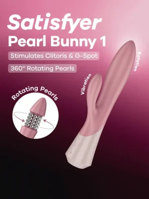 Satisfyer Pearl Bunny 1 Rabbit Vibrator With Pearls