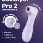 Satisfyer Pro 2 Generation 3 With Liquid Air Purple Lufttrycksvibrator