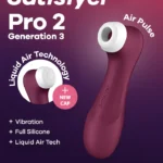Satisfyer Pro 2 Generation 3 With Liquid Air Red