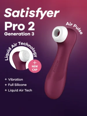 Satisfyer Pro 2 Generation 3 With Liquid Air Red