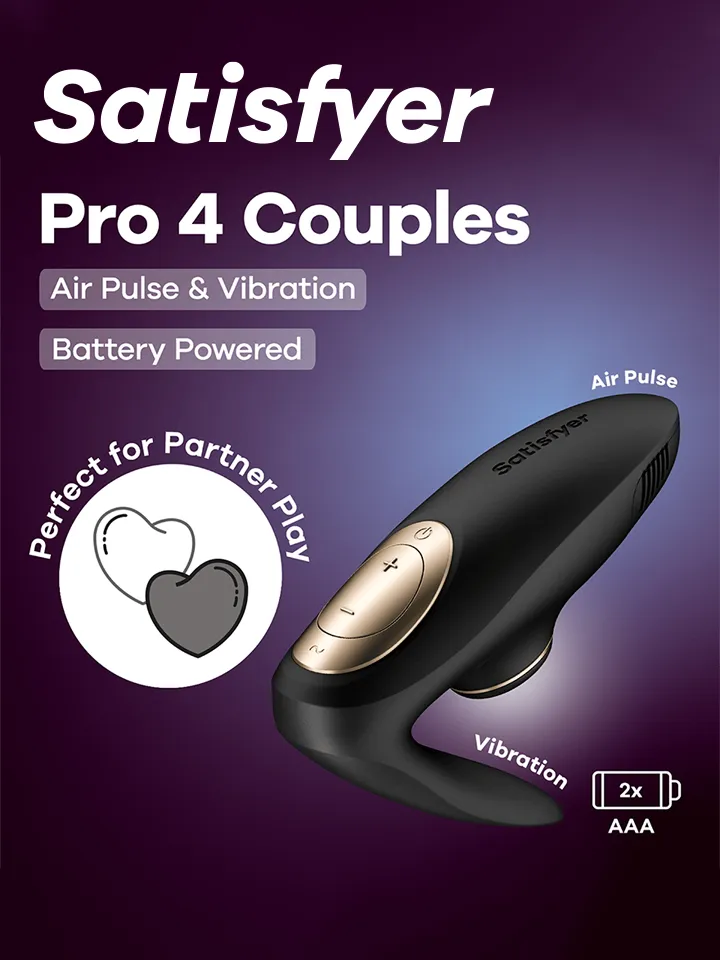 Satisfyer Pro 4 Couples Battery Powered Parvibrator