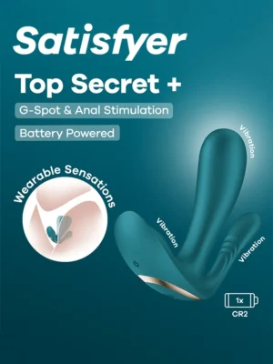 Satisfyer Top Secret+ Battery Powered G-punktsvibrator
