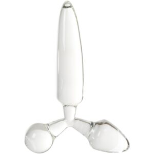 Satisfyer Triple Crystal 1 Glasdildo 20 cm - Klar