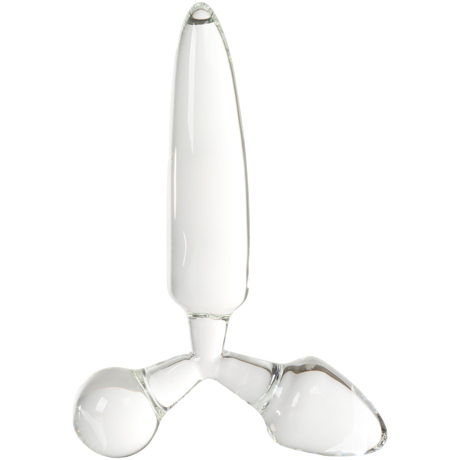Satisfyer Triple Crystal 1 Glasdildo 20 cm - Klar