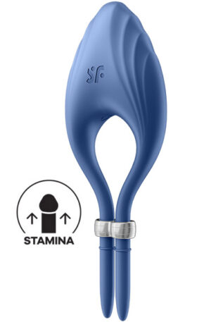 Satisfyer Vibrating Penis Ring Duelist Blue
