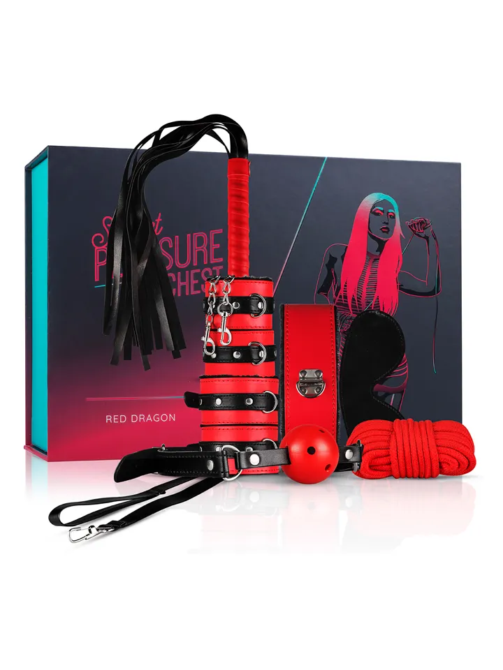 Secret Pleasure Chest Red Dragon Bondage paket