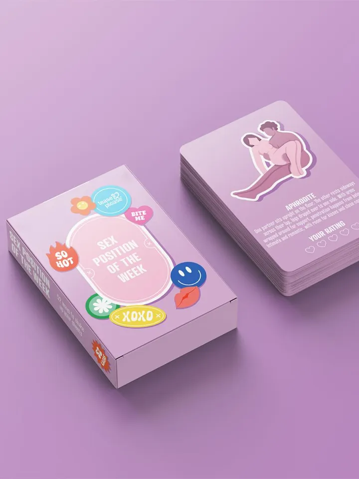 Sex Position Of The Week Card Game Kortspel för sex