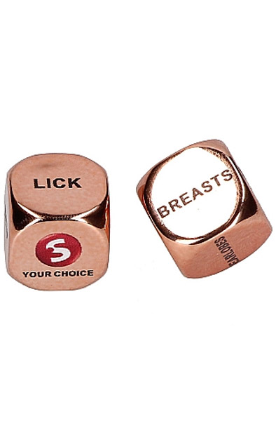 Shots Love Dice Rosé Gold Tärningsspel