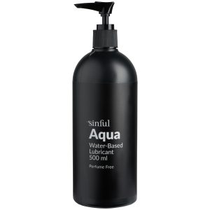 Sinful Aqua Vattenbaserat Glidmedel 500 ml - Klar