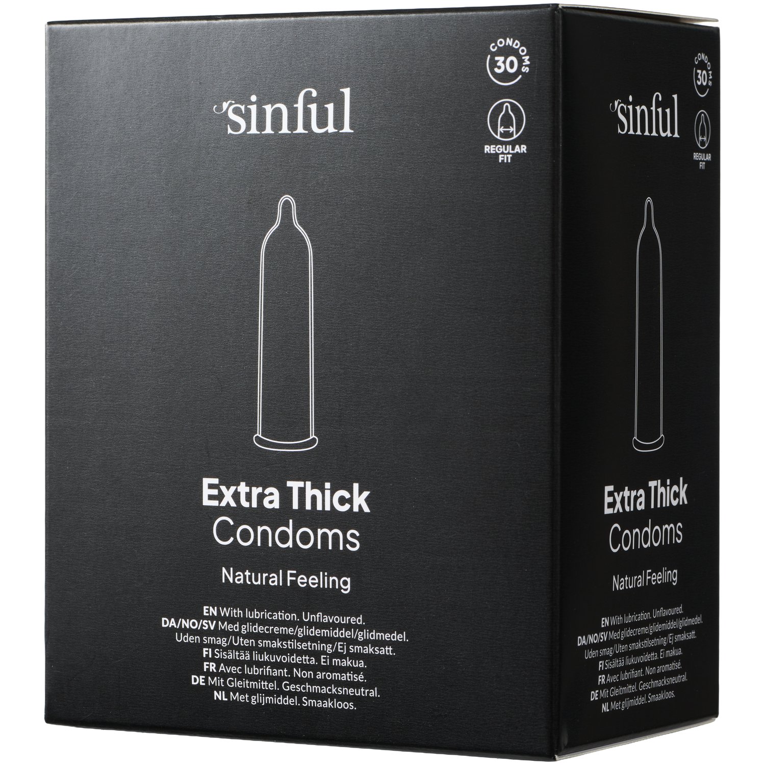 Sinful Extra Thick Kondomer 30 st - Klar