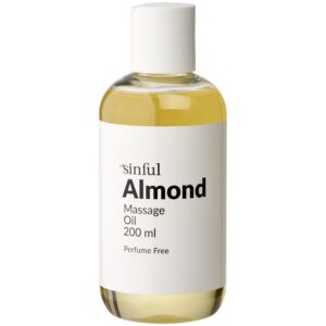 Sinful Mandel Massageolja 200 ml - Gul