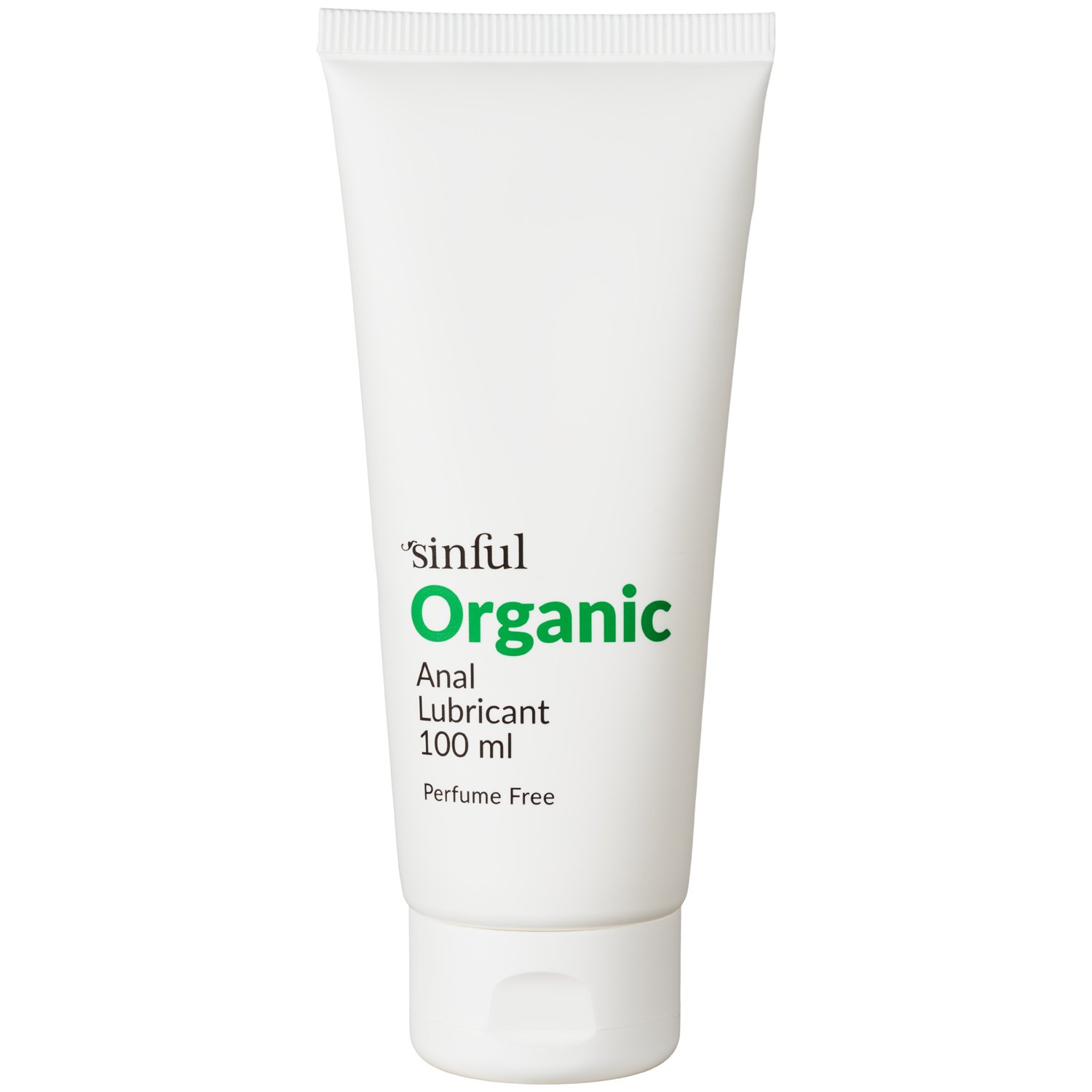 Sinful Organic Vandbaseret Anal Glidmedel 100 ml - Klar