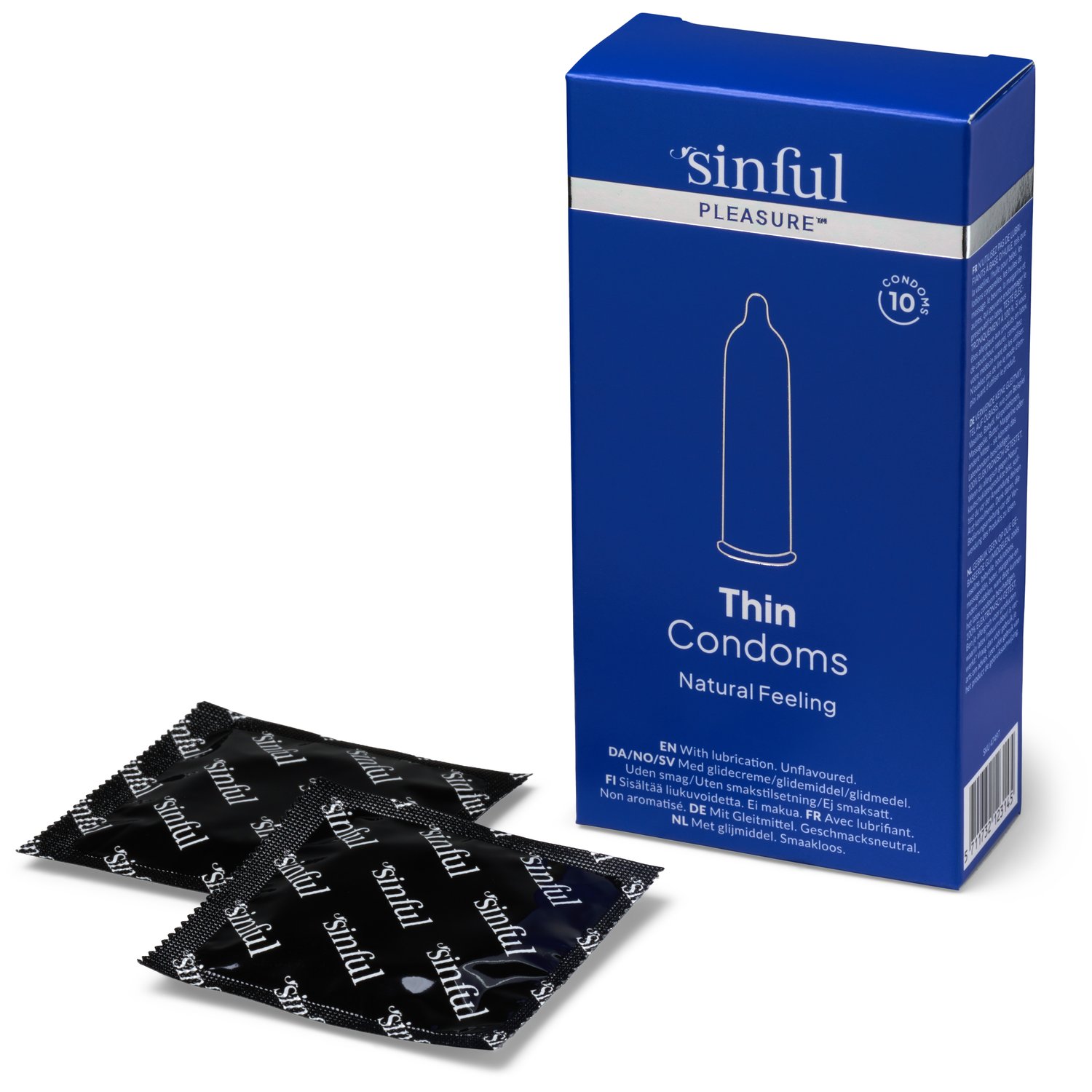 Sinful Pleasure New Product - Thin Condoms 10 Pack - Klar