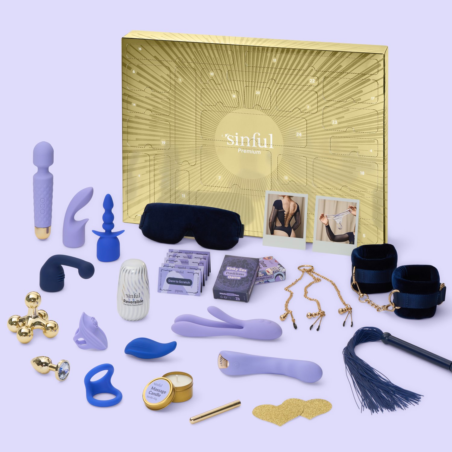 Sinful Premium Julkalender 2026 - Guld