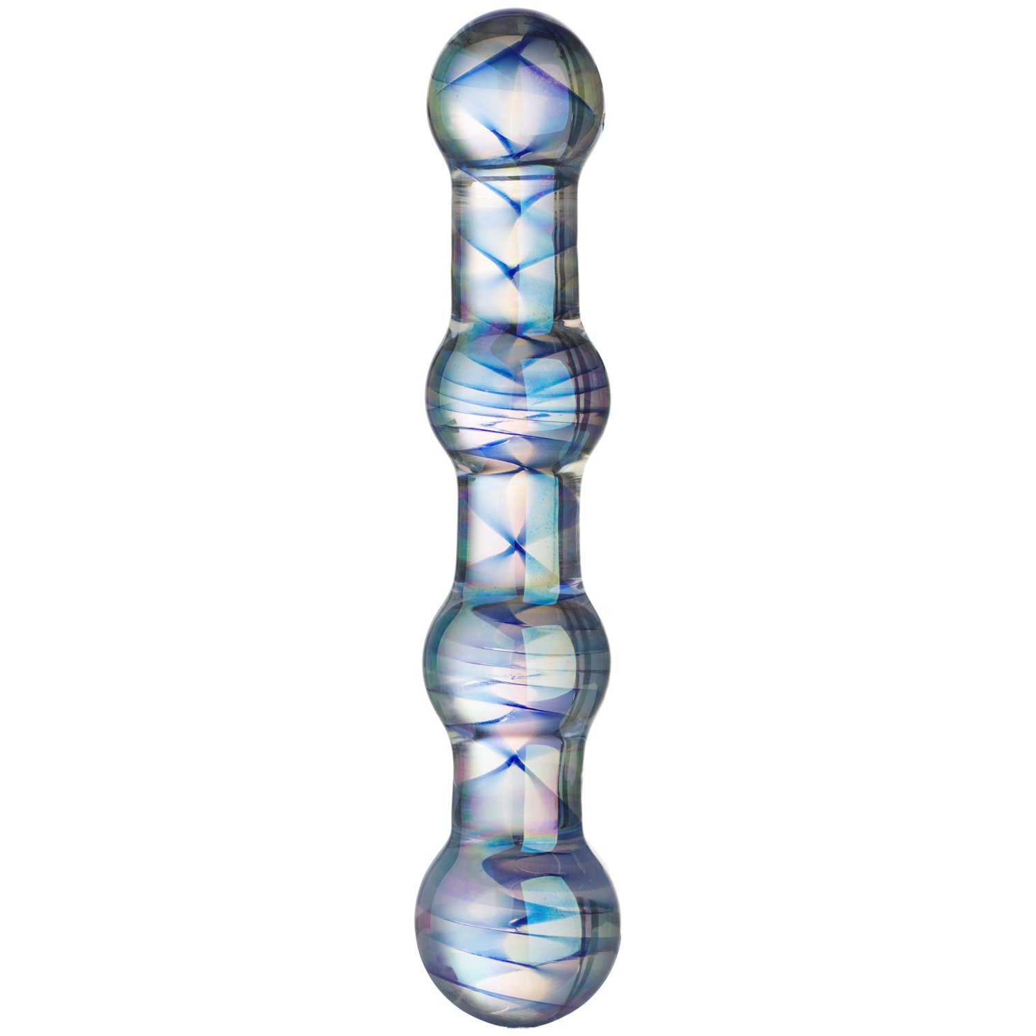 Sinful Swirl Glasdildo 17 cm - Mixed colours