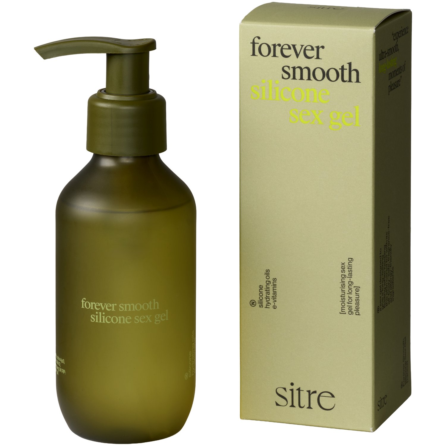 Sitre Forever Smooth Silikon glidmedel 130 ml - Grön
