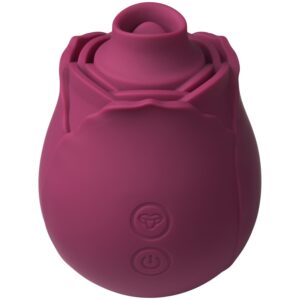 Skins Rose Buddies The Rose Flutterz Tungvibrator - Fuchsia