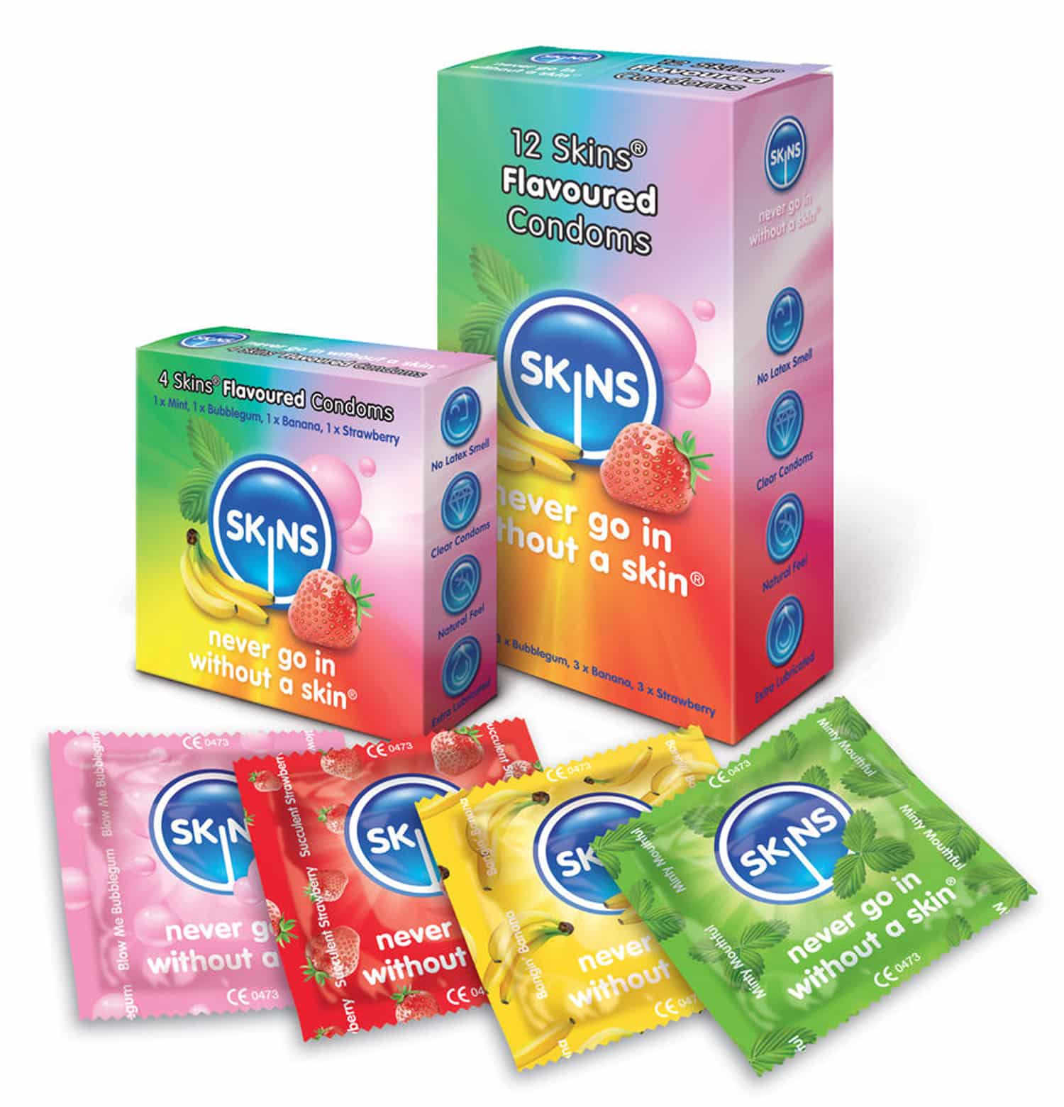 Skins Smaksatta Kondomer 12-pack