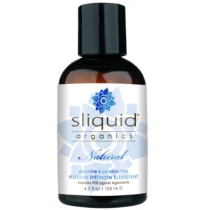 Sliquid Organics Natural Vattenbaserat Glidmedel 125 ml - Klar