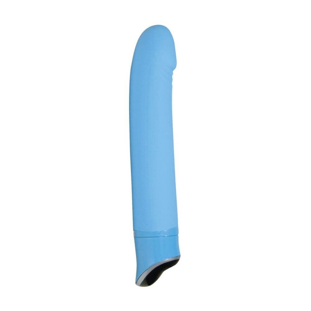 Smile Dildo Vibrator "Happy" Blå