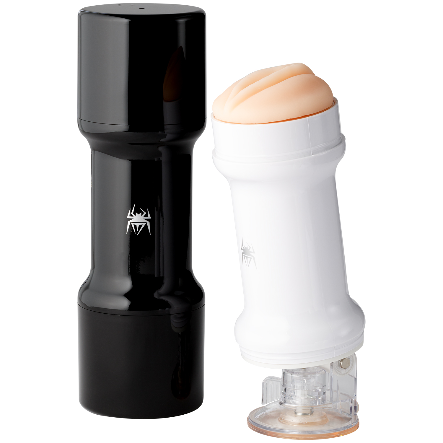 Spider Handsfree Realistisk Vagina Onaniprodukt - White