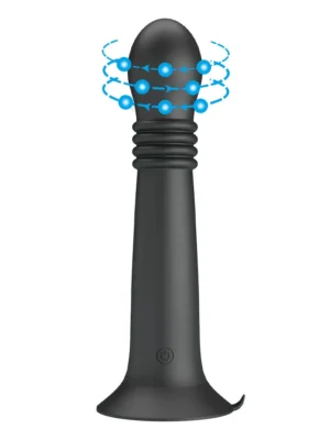Stellan Thrusting & Rotating Wand Massager 23 cm Dildo med vibrator